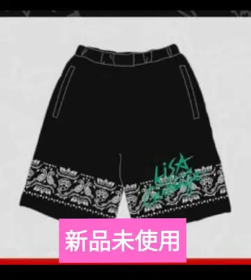 LiSA 홍련화 하프 팬츠