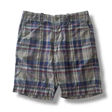 00s GAP 갭 체크 숏 팬츠 하프 팬츠 M