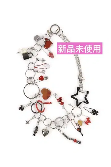 미사용 새상품 doublet 25SS KEY CHAIN RED