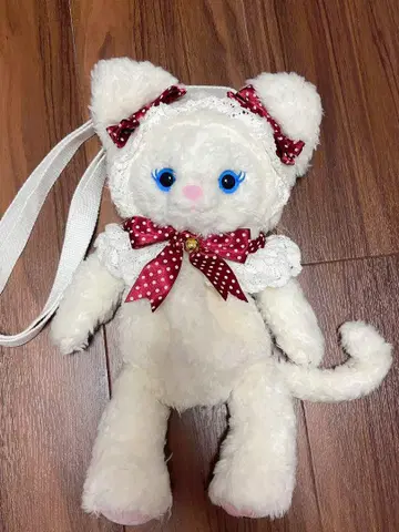 고양이 쿠미야 미니백 베이비더스타즈 샤인브라이트 화이트 고양이