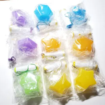 아이돌 덕질 응원봉 미니 가챠 캡슐 토이 미사용 새상품 파랑 보라색