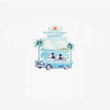 티셔츠 미키마우스와 친구들 SUNNY SUNNY Summer