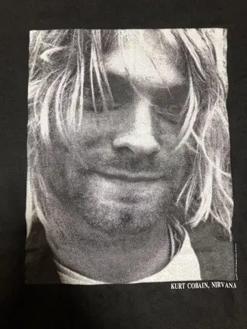 커트 코베인 kurt cobain 너바나 nirvana 티셔츠 L