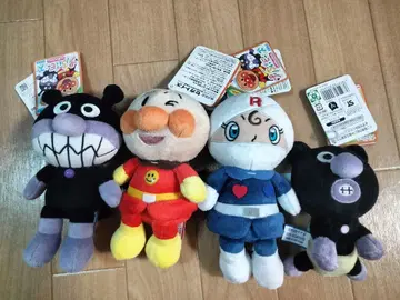 호빵맨 봉제 인형 4종 세트