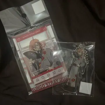 문호 스트레이독스 나카하라 나카야 아크릴 키링 세트 아사쿠사 꽃 축제