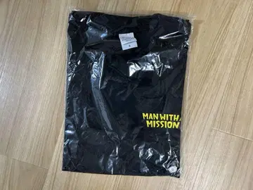 MAN WITH A MISSION 티셔츠 남성용 S 사이즈 블랙