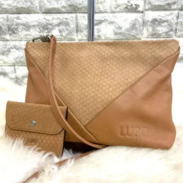 LUPO 루포 바르셀로나 숄더 백 베이지 가죽