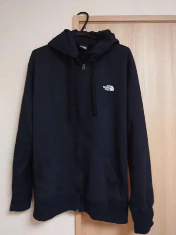 THE NORTH FACE 블랙 풀 지퍼 후디 XL