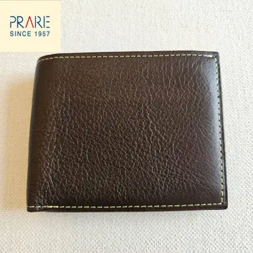 PRARE 프렐리 다크 브라운 접이식 지갑