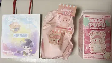 HACI PUPU Gummy Bear POP MART 피치 하치푸