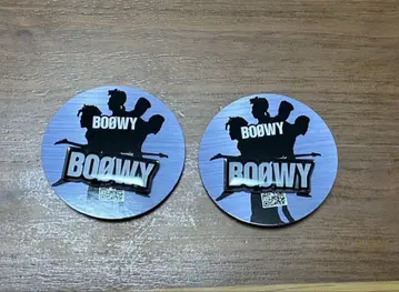 BOOWY 핀즈 로고 가챠가챠 한정판 2개 세트