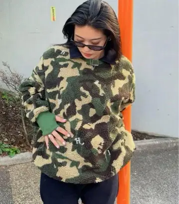 (boa pullover) 카모 패턴 HTH 카모 맨투맨 니트