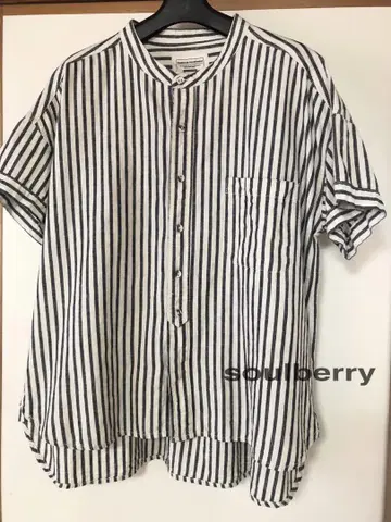 soulberry 스트라이프 반팔 셔츠