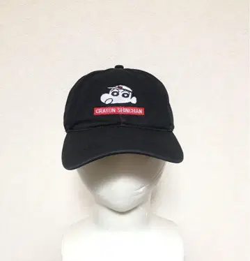 크레용 신짱 캡 모자 블랙