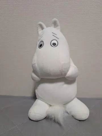 무민 트롤 페이스 디자인 봉제 인형