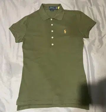 Polo Ralph Lauren 카키 여성용 폴로 셔츠 S 사이즈