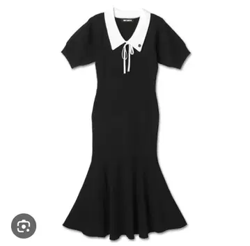 MARY QUANT 에포 데이지 머메이드 니트 원피스