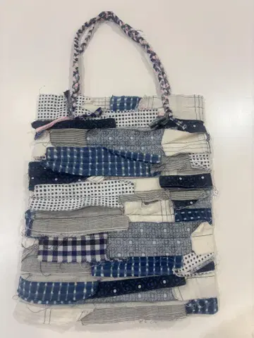 미사용 Khadi and Co WAVE BAG 카디 앤 코 백 패치워크