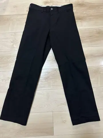 WEIRDO 블랙 워크 팬츠 32인치