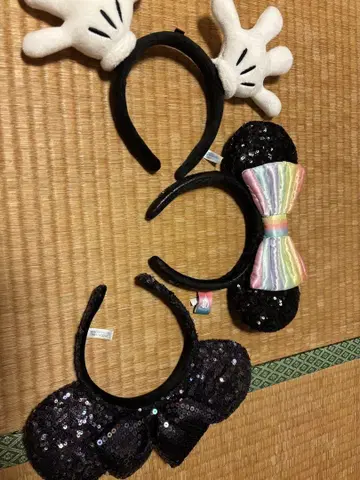 디즈니 머리띠 3개 세트