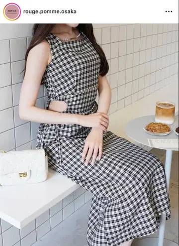 POMME 찰름 사이드 리본 원피스