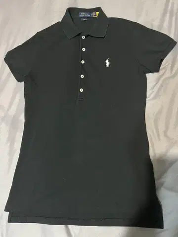 Polo Ralph Lauren 여성용 블랙 피케 셔츠 S 사이즈