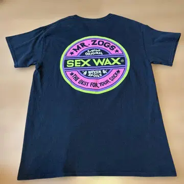 USA 구제 의류 SEX WAX 서핑 로고 프린트 티셔츠