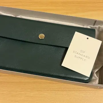 STANDARD SUPPLY 다크 그린 장지갑