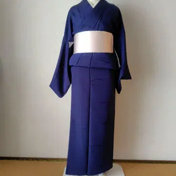 네이비 무지 직조 무늬 코몬