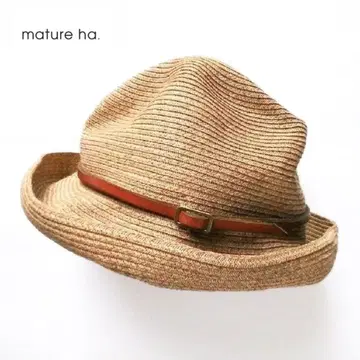 mature ha. 마츄아하 박스 햇 가죽 벨트