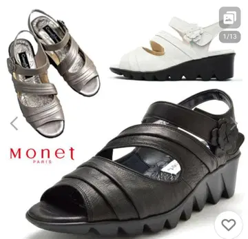 Monet 스트랩 샌들 블랙