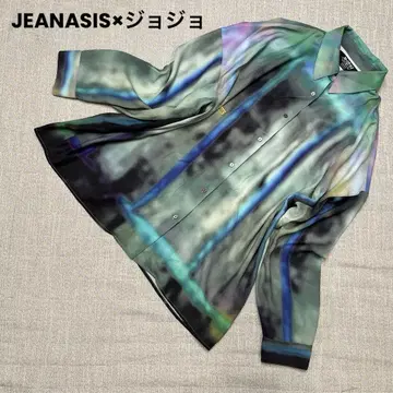 죠죠의 기묘한 모험 콜라보 셔츠 긴팔 올 패턴 셔츠 JS064392MW