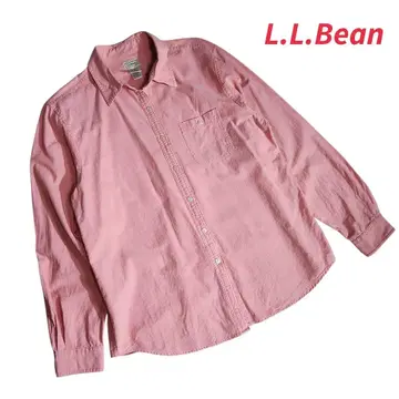 L.L.Bean 옥스퍼드 긴팔 셔츠, 빅 사이즈, 핑크 계열 84677