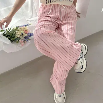 PILIT 스트라이프 파자마 팬츠