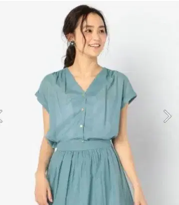 노리즈 개더 블라우스
