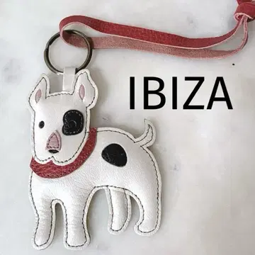 IBIZA 이비자 이비자 강아지 참 키링 천연 가죽