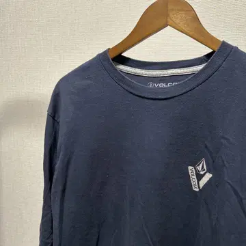 VOLCOM 볼콤 롱 티셔츠 롱 T 넥 네이비 스트릿