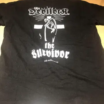 Devilock 13주년 기념 사신 티셔츠 블랙 해골 할리