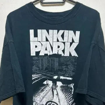 LINKIN PARK 그래픽 티셔츠 블랙