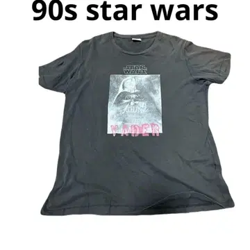 STAR WARS 다스 베이더 티셔츠 구제 의류 90년대