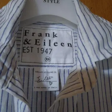 Frank & Eileen 린넨 셔츠 XS