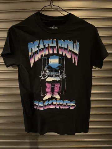 DEATH ROW RECORDS 티셔츠 S 블랙