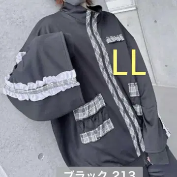 누타. 프릴 저리 자켓 블랙 천사계 패션 시마무라 LL