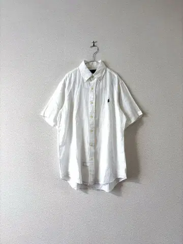 랄프 로렌 린넨 반팔 셔츠 S