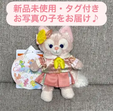 도쿄디즈니씨 컬러풀 해피니스 리나벨 봉제 인형 배지