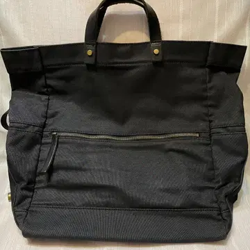 블랙 캔버스 숄더백