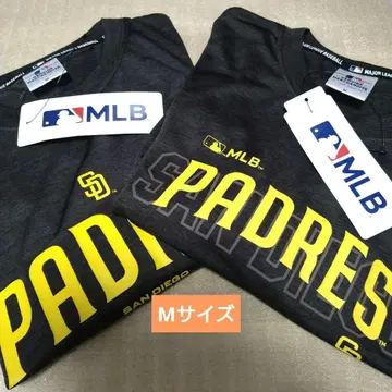 MLB 패드레스 메쉬 티셔츠 긴팔 반팔 M 사이즈 2장 세트