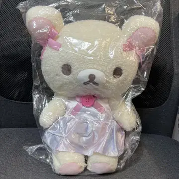 리락쿠마 하늘의 솜사탕 봉제 인형 (M) 코리락쿠마 리본