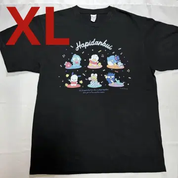 Hapidabui 캐릭터 티셔츠 XL 블랙