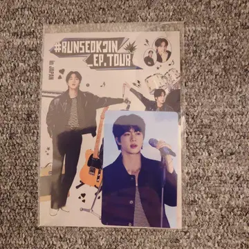 BTS RUNSEOKJIN 라이브 뷰잉 트레이딩 카드 엽서
